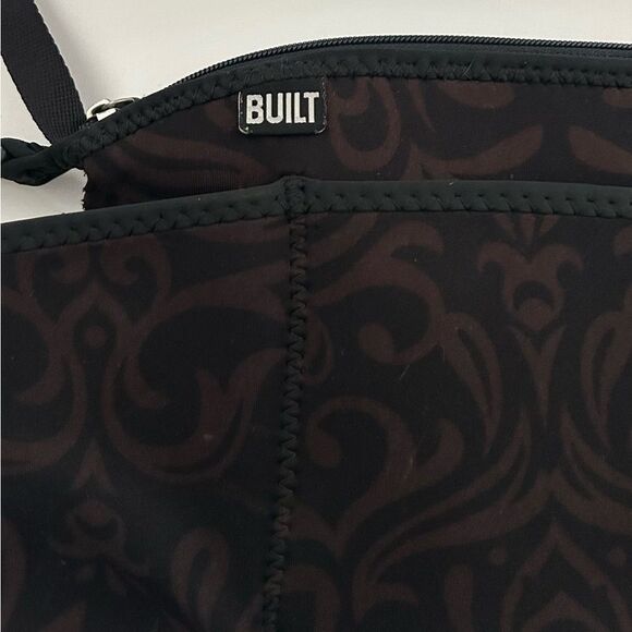 Built Day Tripper Stroller Organizer Black Paisley Night Damask Great Condition - Picture 7 of 12